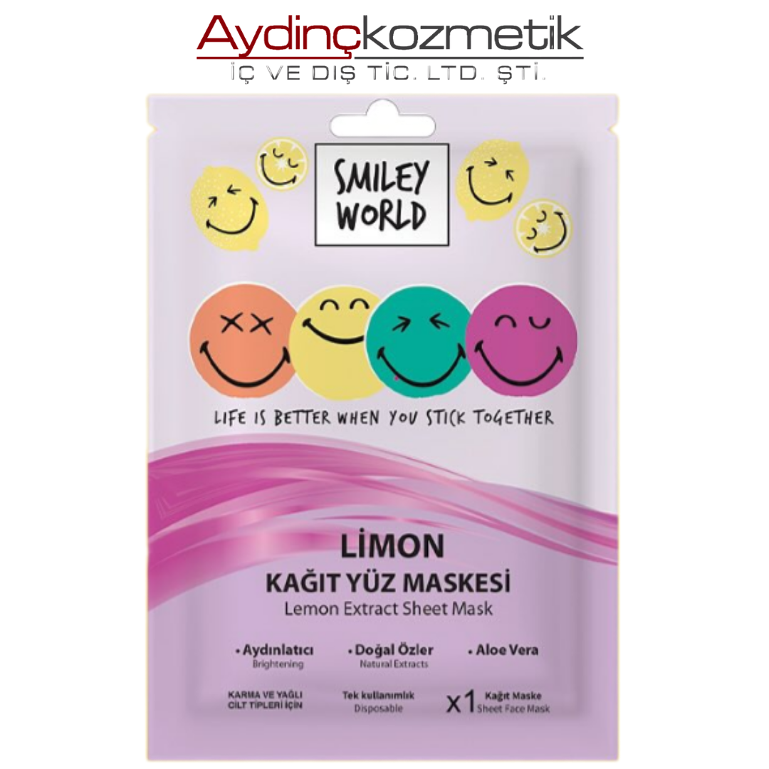 KIVA SMILEY KAĞIT MASKE