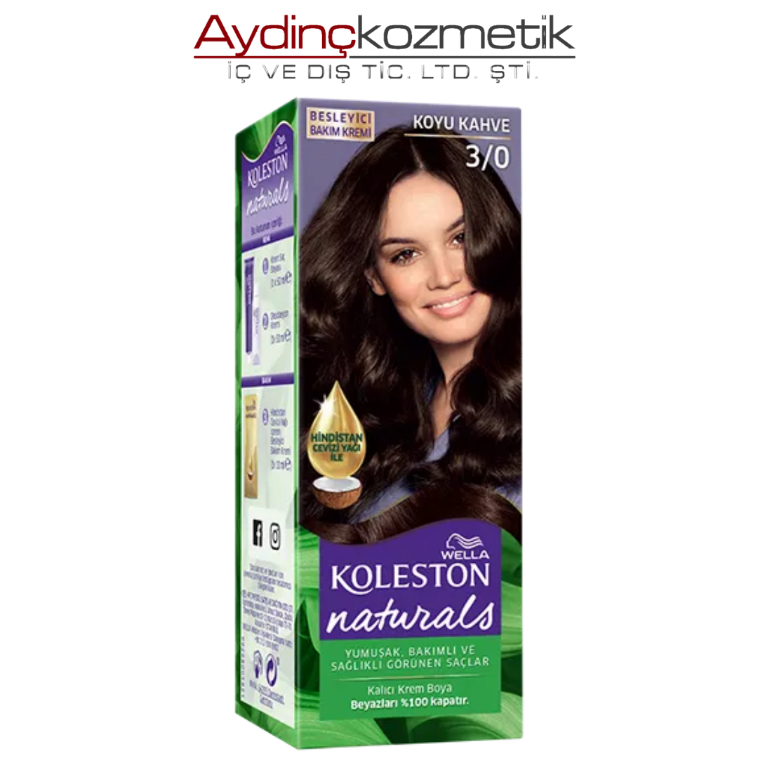 Koleston Naturals Koyu Kahve 3/0