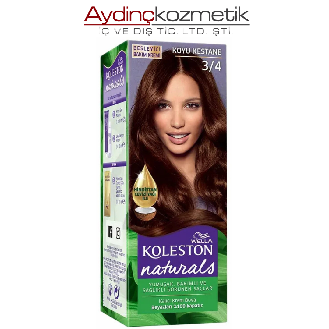 KOLESTON NATURALS KOYU KESTANE 3/4