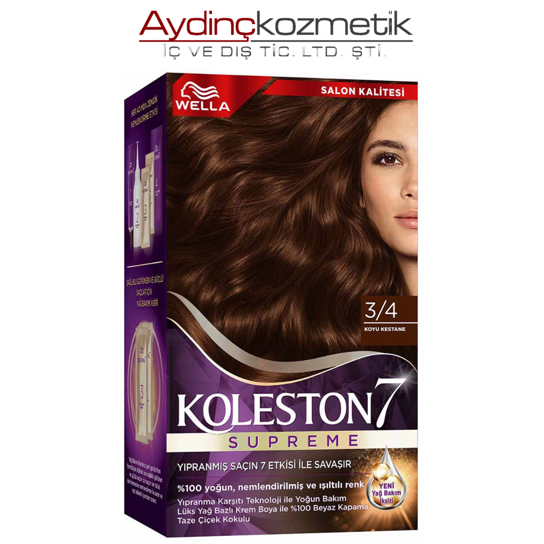 Koleston Set 3/4 Koyu Kestane