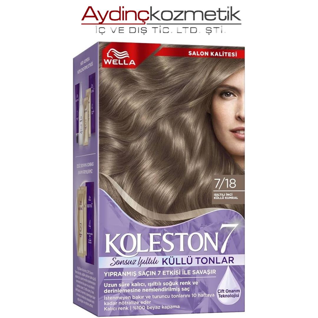 Koleston Set 7.18 Işıltılı İnci Küllü Kumral