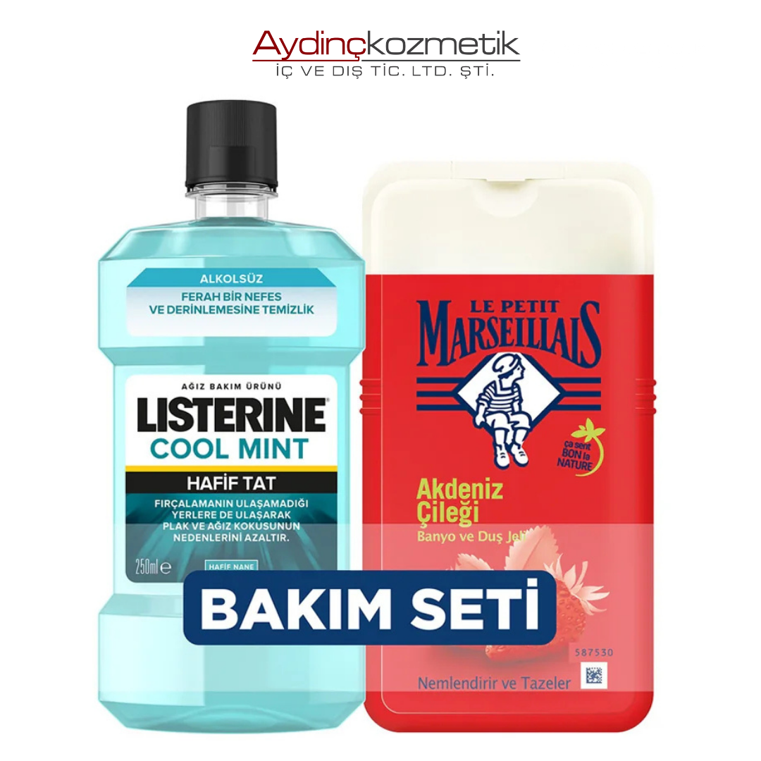 Listerine 250ml Hafif Nane le Petit Marseillais 250ml Akdeniz Çileği