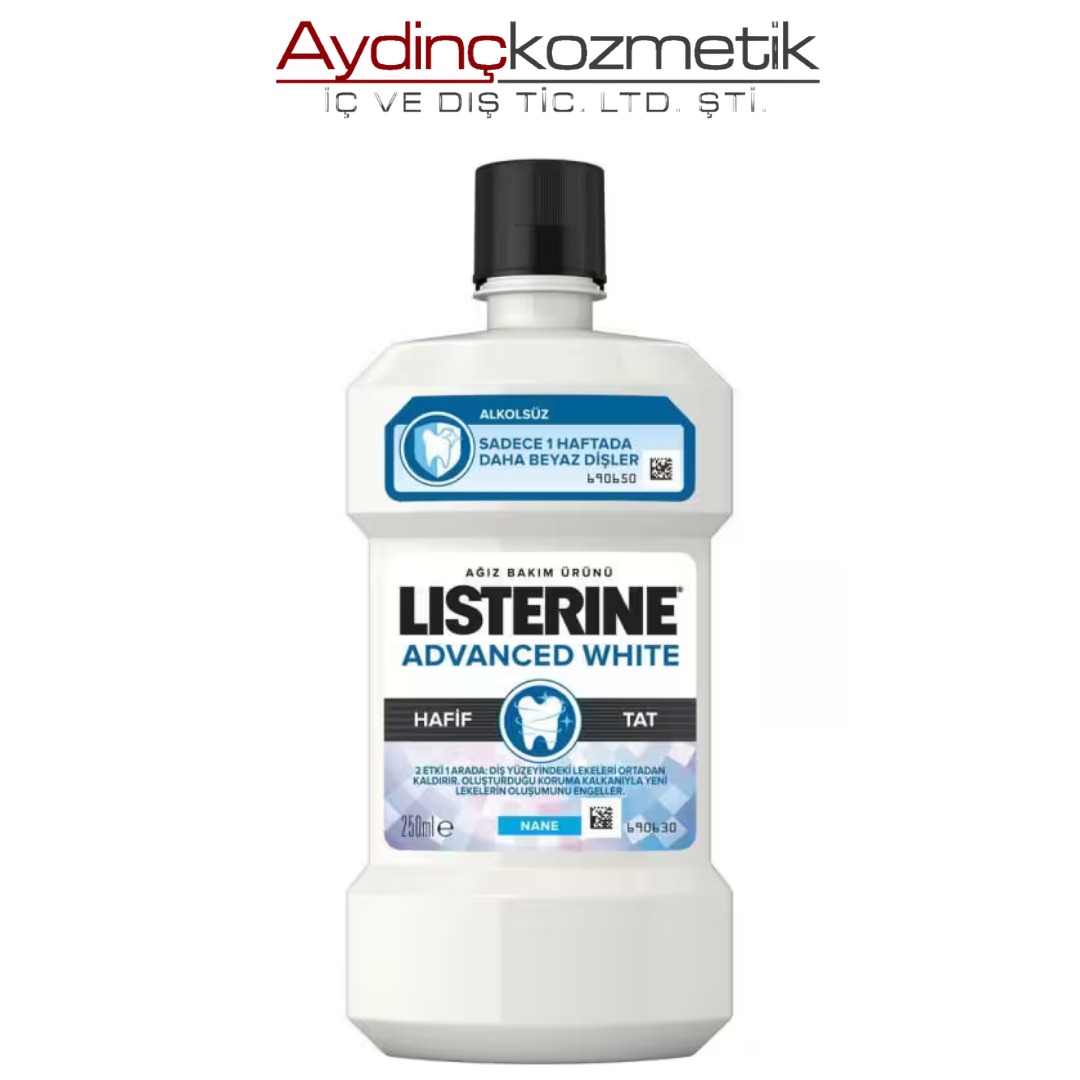 Listerine Ağiz Suyu 250ml Advenced White