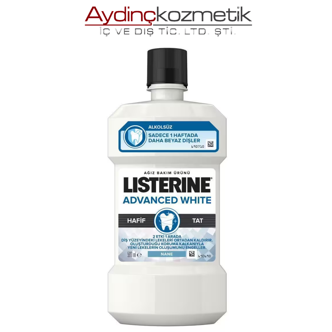 Listerine Ağiz Suyu 500ml Adven.white Hafif Tat