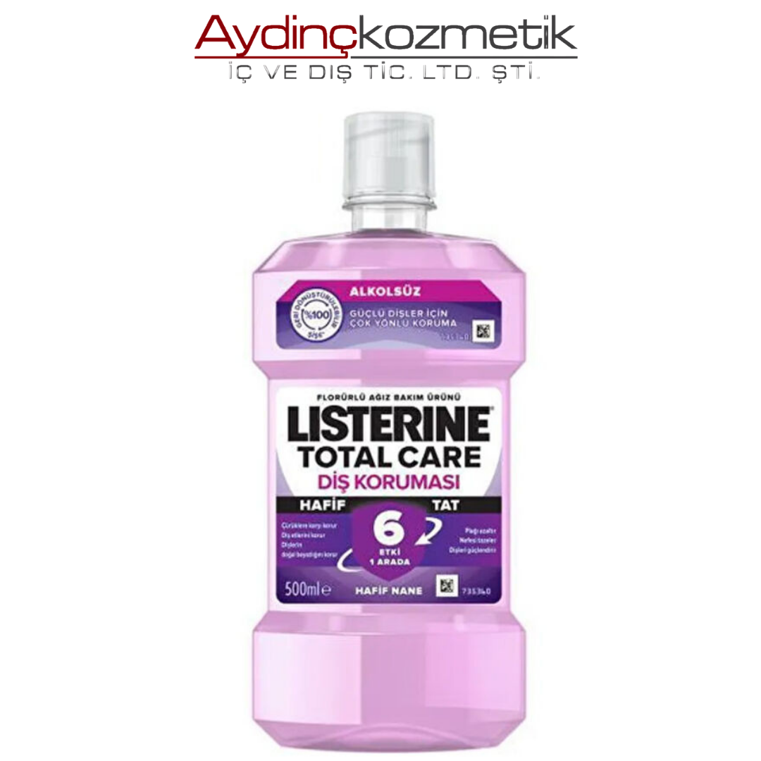 Listerine Ağiz Suyu 500ml Total Care Hafif Tat