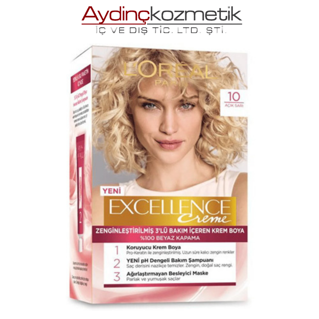 Loreal Excellence  10 Açik Sari 