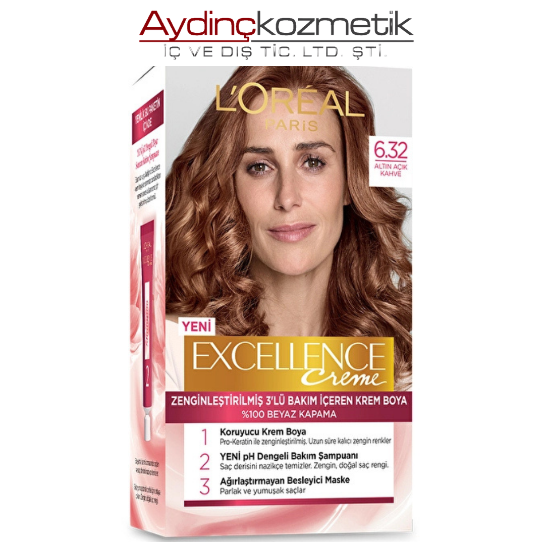 Loreal Excellence Altin Acik Kahve