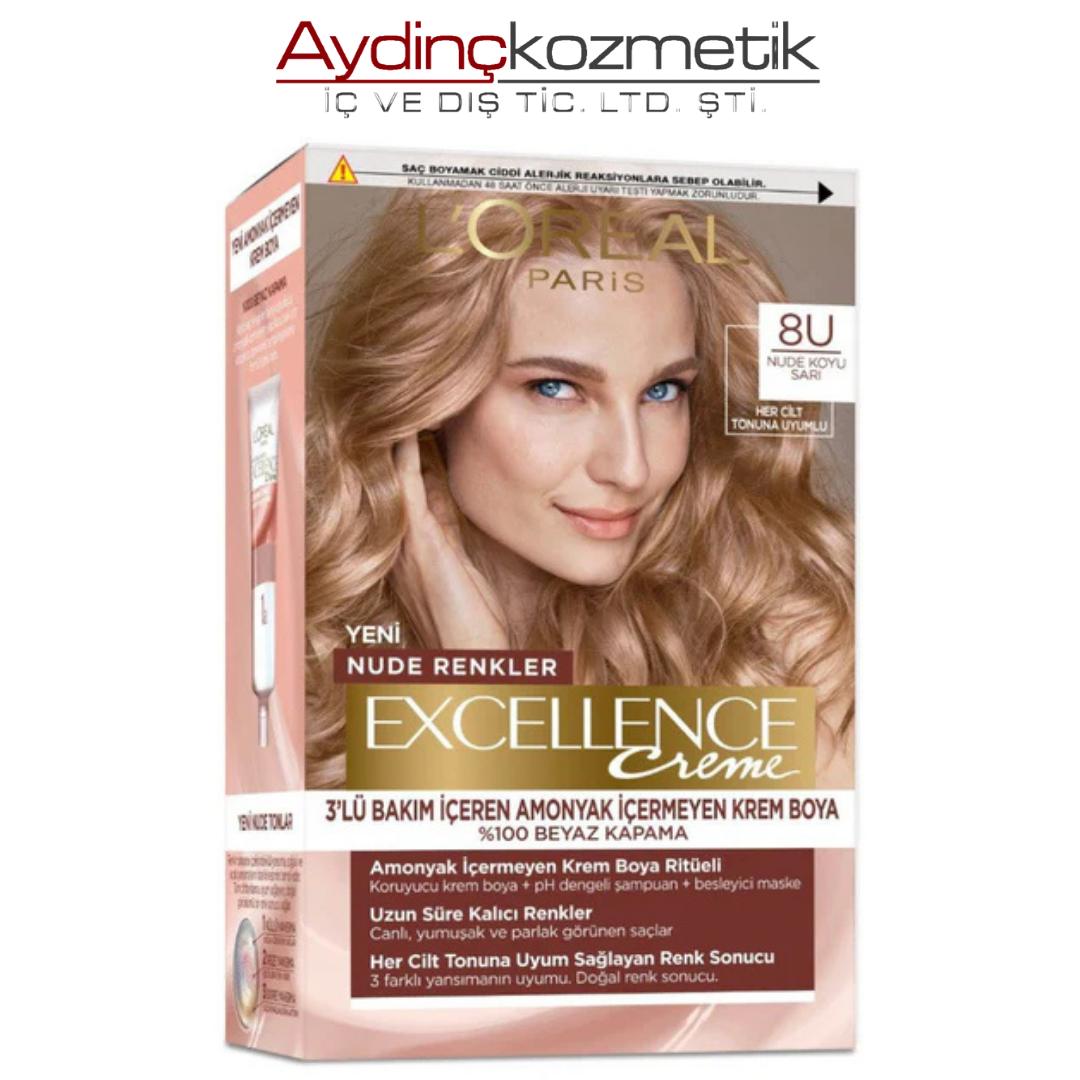 Loreal Excellence Nude 8u