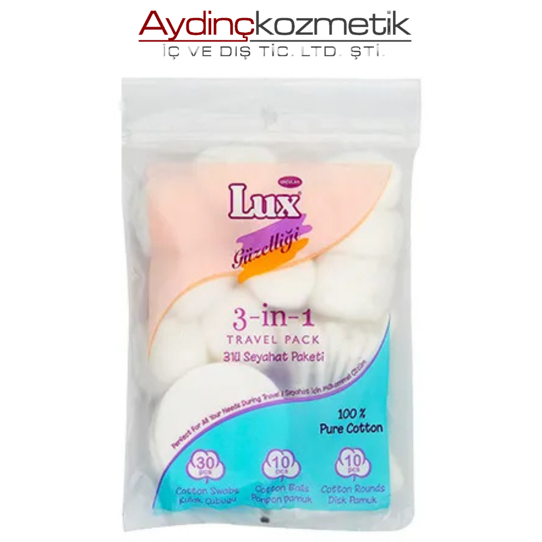 Lux Pamuk Seyahat 3in1