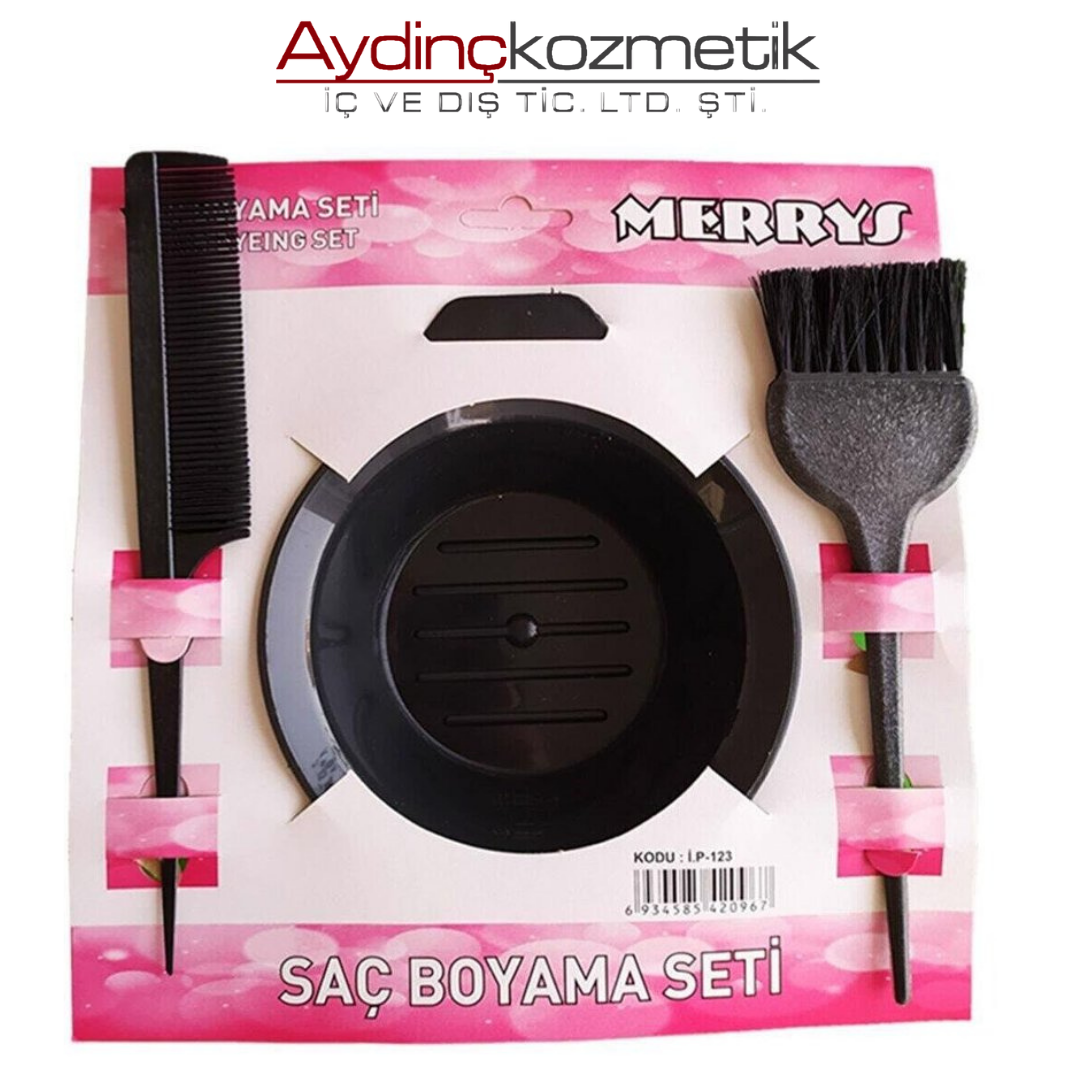 MERRYS SAÇ BOYA TASI SETI IP123 SİRA