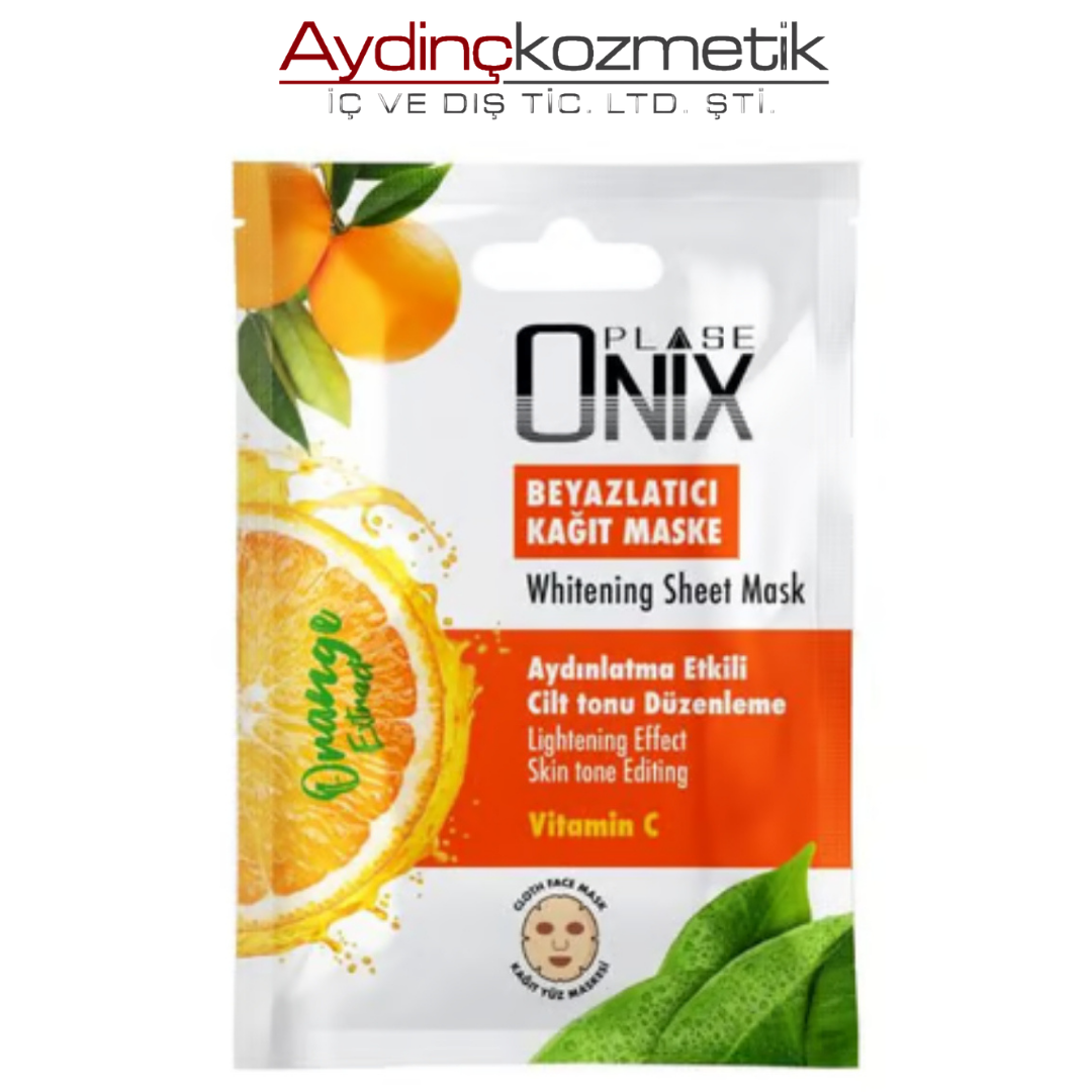 Morfose Onıx Kagıt Maske Beyazlatıcı Portakal