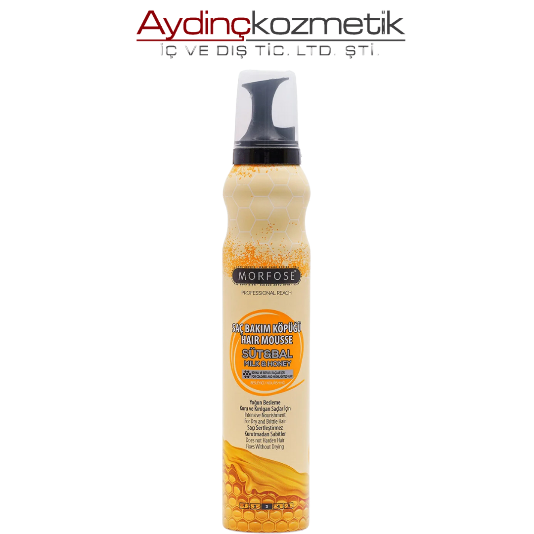 Morfose Saç Köpüğü 200Ml Sut&Bal