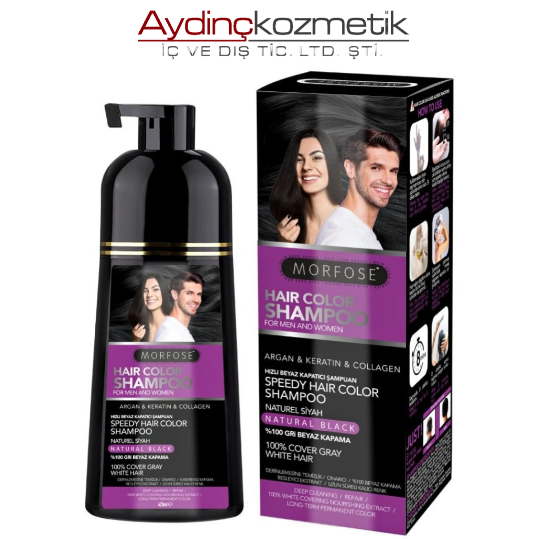 MORFOSE SİYAHLATICI ŞAMPUAN 420 ML