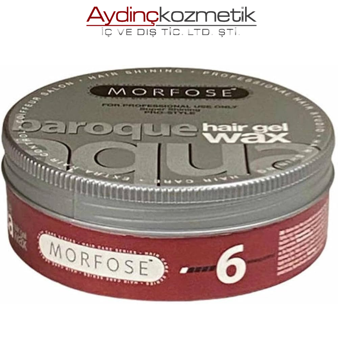 Morfose Wax Aqua Burgundy 150 Ml No:6