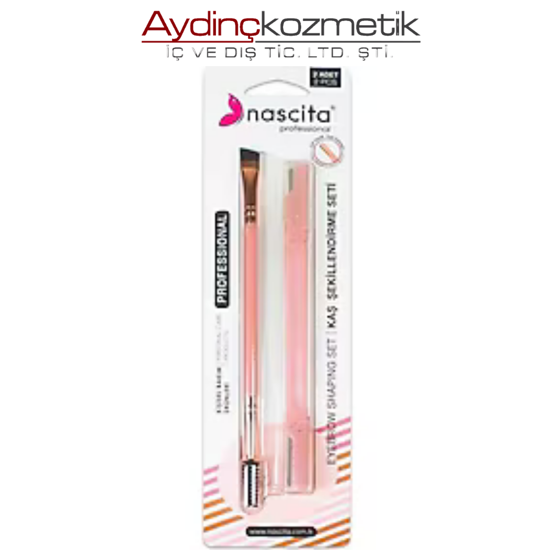 NASCITA 2 Lİ PEMBE SET (USTURA,KAŞ ŞEKİLLENDİRME F