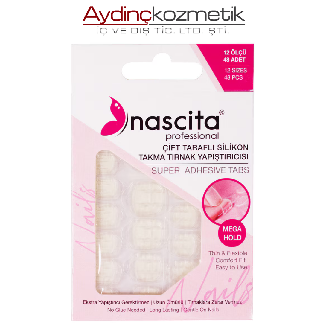 Nascita Çift Taraflı Silikon Tırnak Yapıştırıcısı