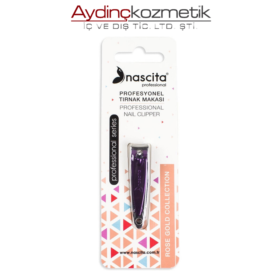 NASCITA KÜÇÜK TIRNAK MAKASI  ( KAPAĞI MOR )