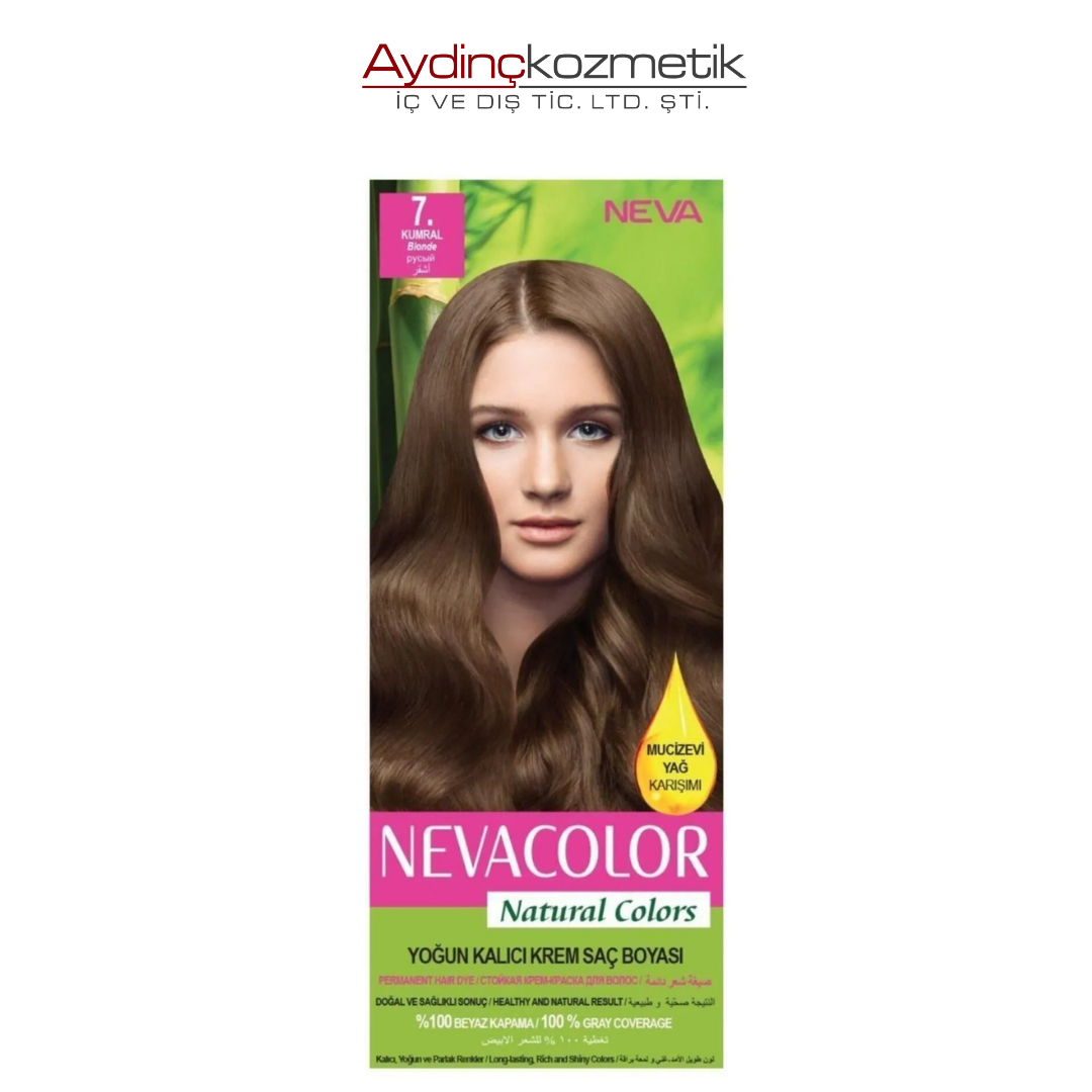 Neva Color Saç Boyası Seti 7 Kumral