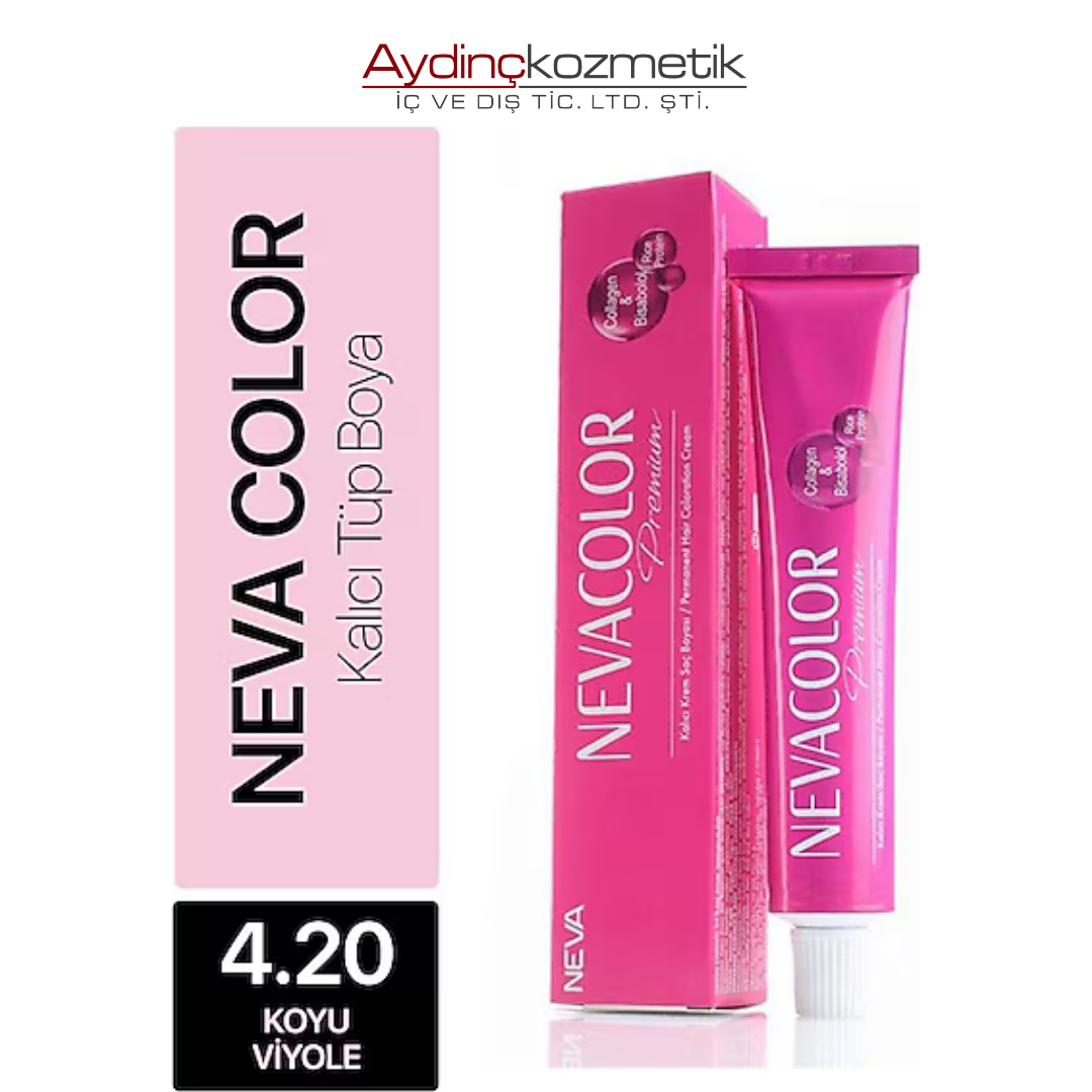 Neva Color Tüp Saç Boyası 4.20 Koyu Viyole