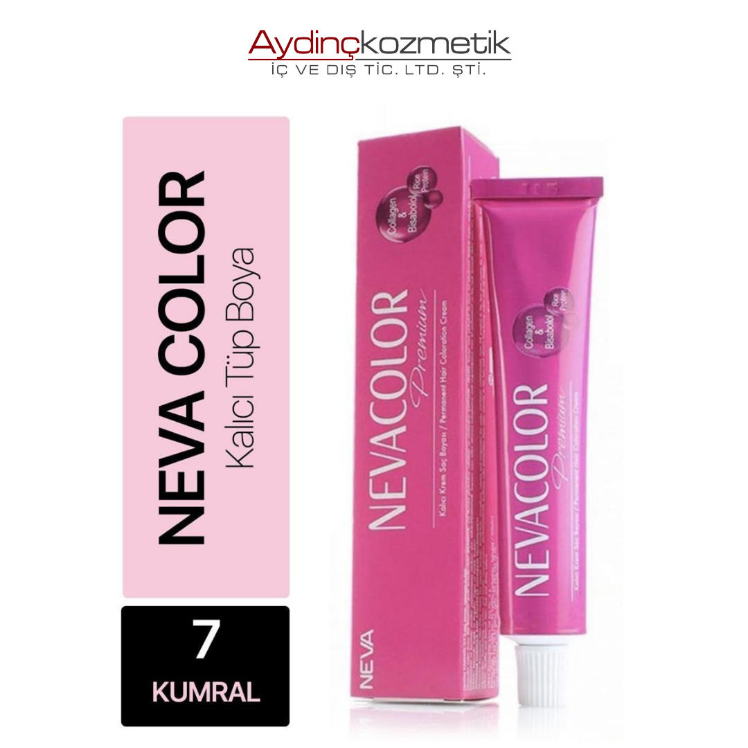 Neva Color Tüp Saç Boyası 7 Kumral 50 ml 