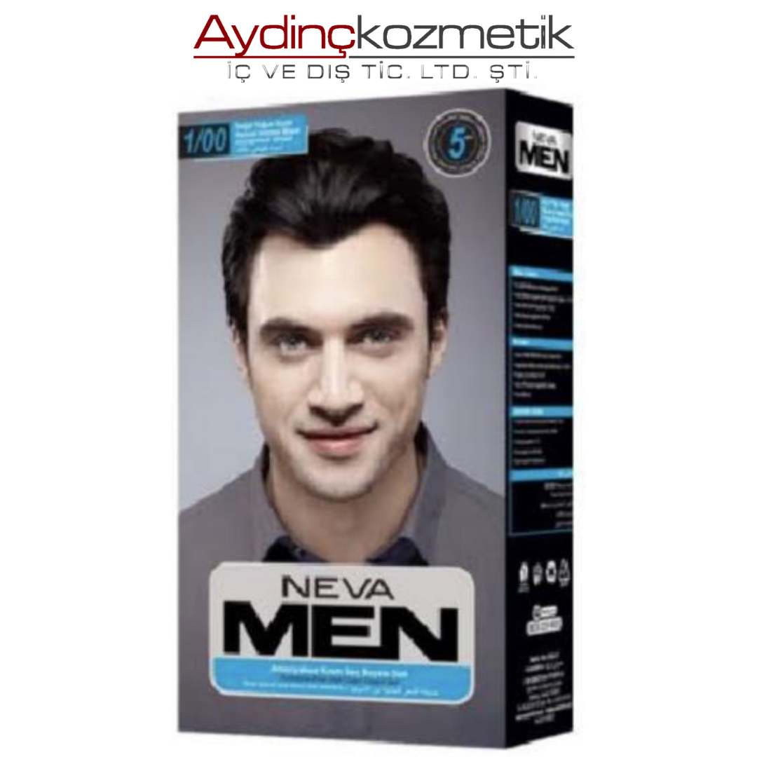 NEVA MEN 1/00 NATURAL INTENSE BLACK - DOĞAL YOĞUN