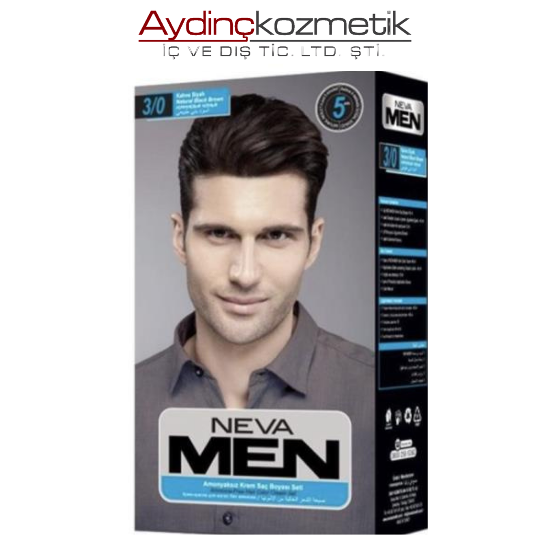 NEVA MEN 3/0 NATURAL BLACK BROWN - KAHVE SİYAH