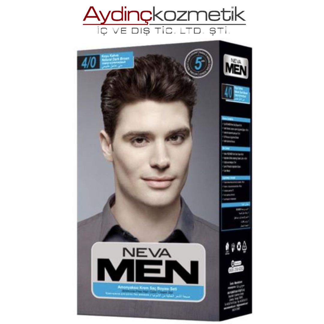 NEVA MEN 4/0 NATURAL DARK BROWN - KOYU KAHVE