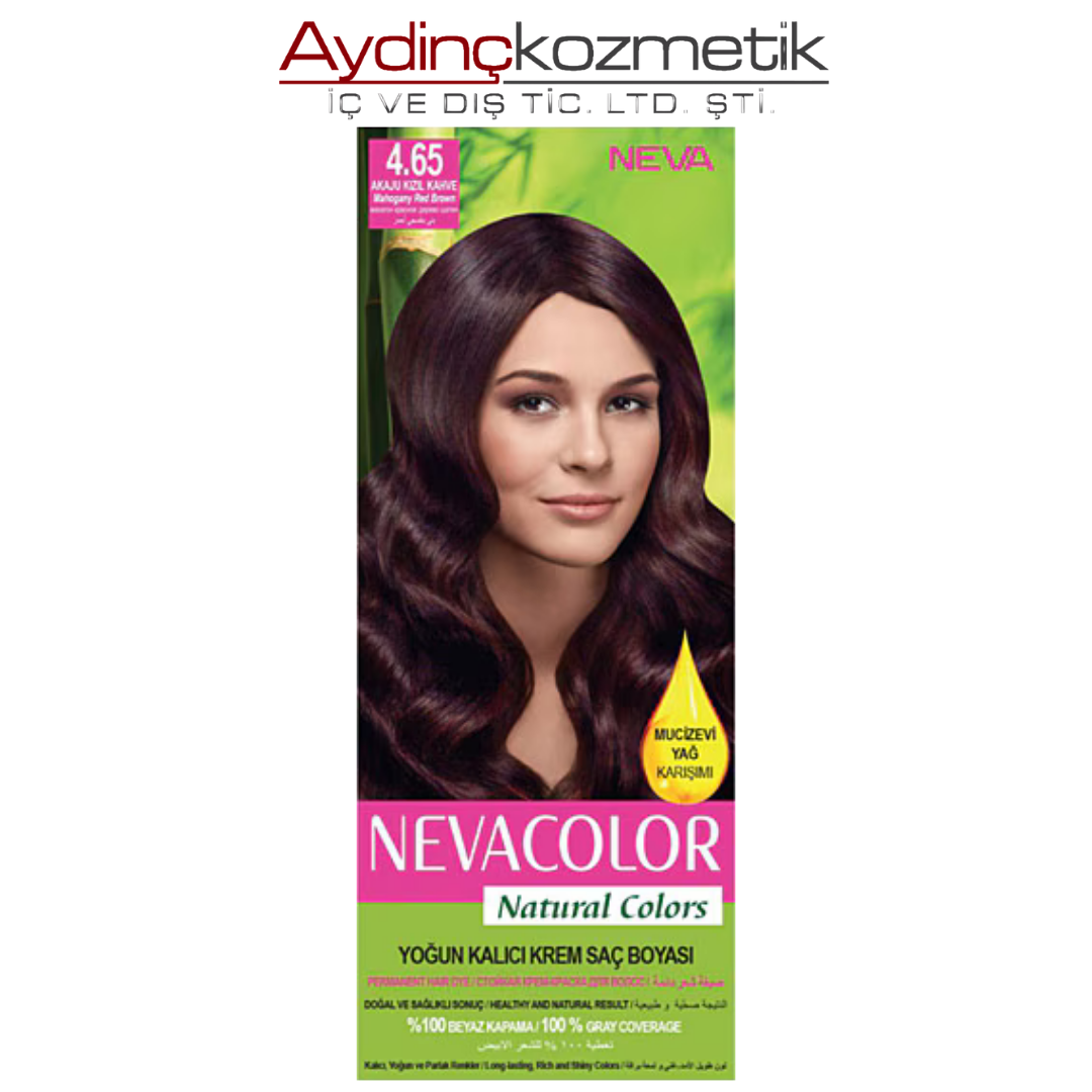 NEVA NATURAL COLOR 4.65 AKJ.KIZIL KAHVE.