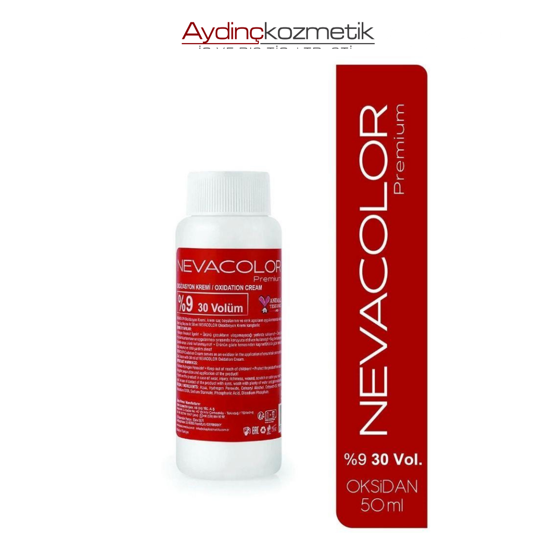 Nevacolor Oksidan Kremi 50 ml - 30 Volüm % 9
