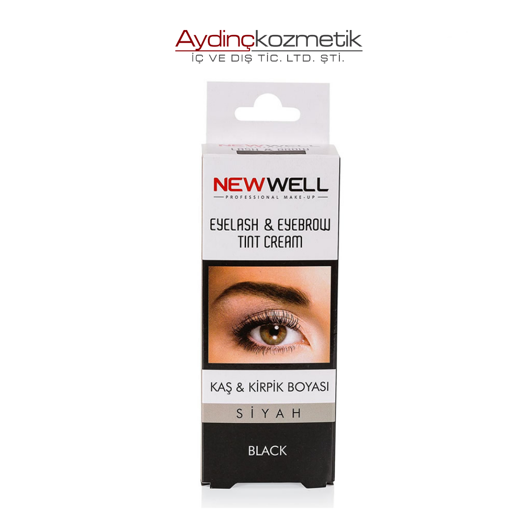 New Well Derma Kaş ve Kirpik Boyası Siyah