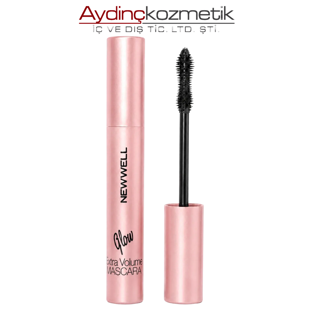 New Well Glow Extra Volume Mascara | Ekstra Hacim Veren Siyah Maskara 8 ml
