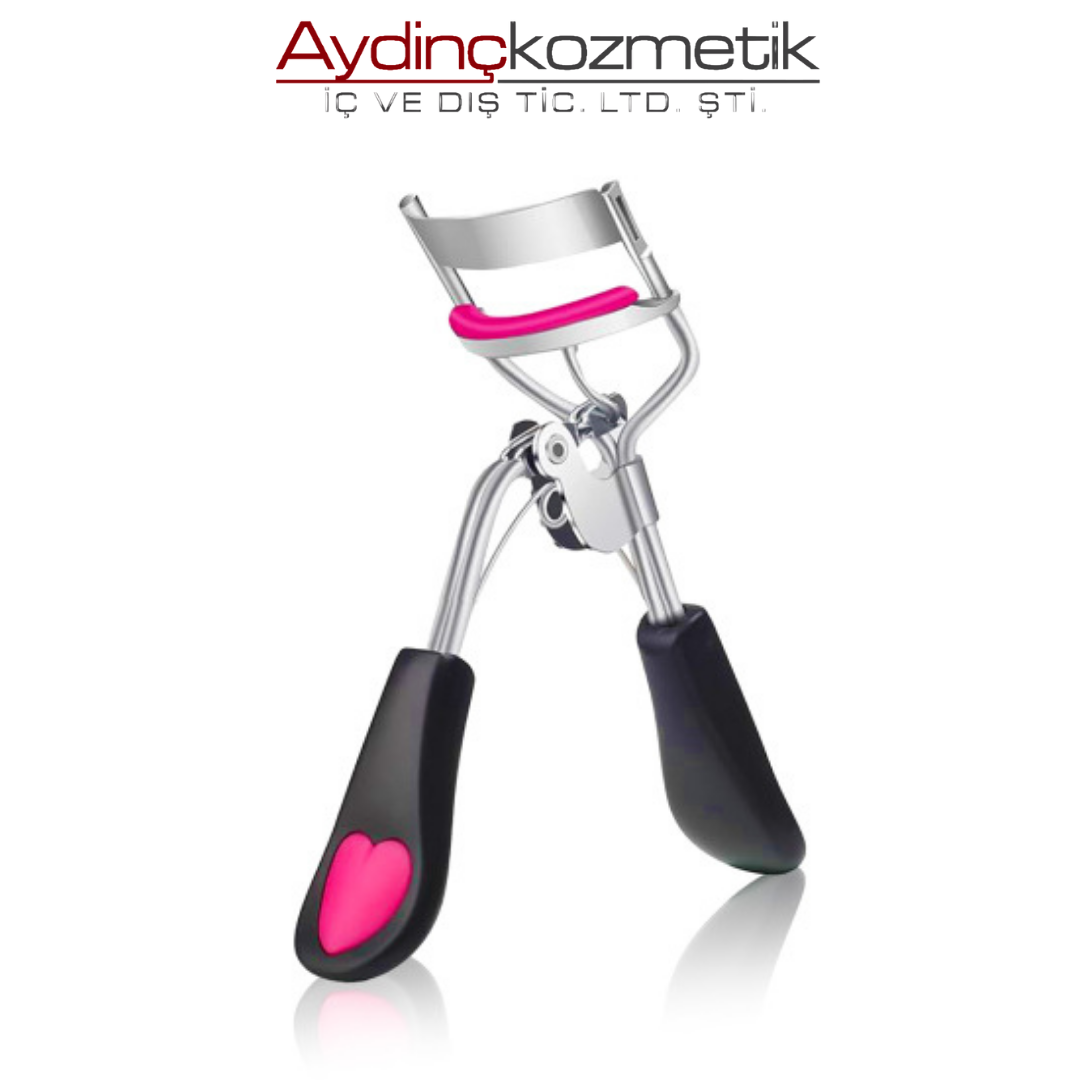 New Well Kalp Desenli Gümüş Kirpik Kıvırıcı