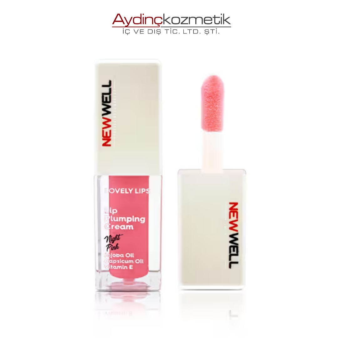 New Well Lip Plumping Cream Night Pink Dudak Dolgunlaştırıcı Krem 5 ml