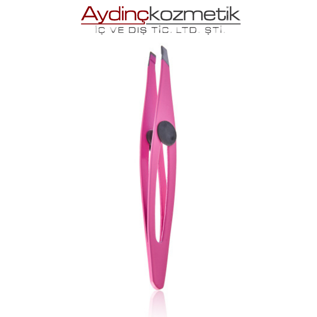 New Well Pembe İnce Uçlu Cımbız