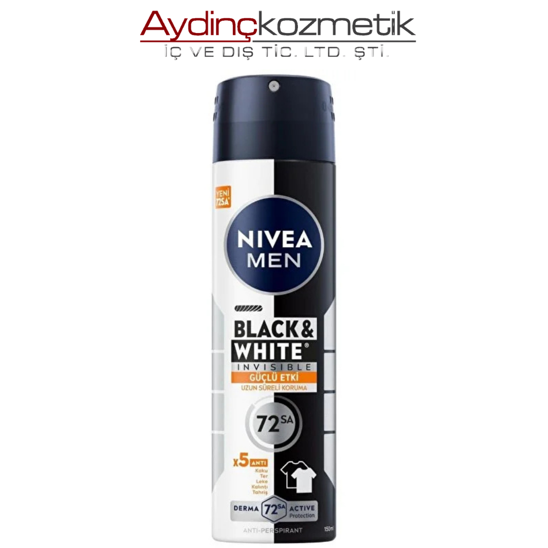 Ni̇vea Deo Bay 150ml Güçlü Etki̇ Black Whi̇te 
