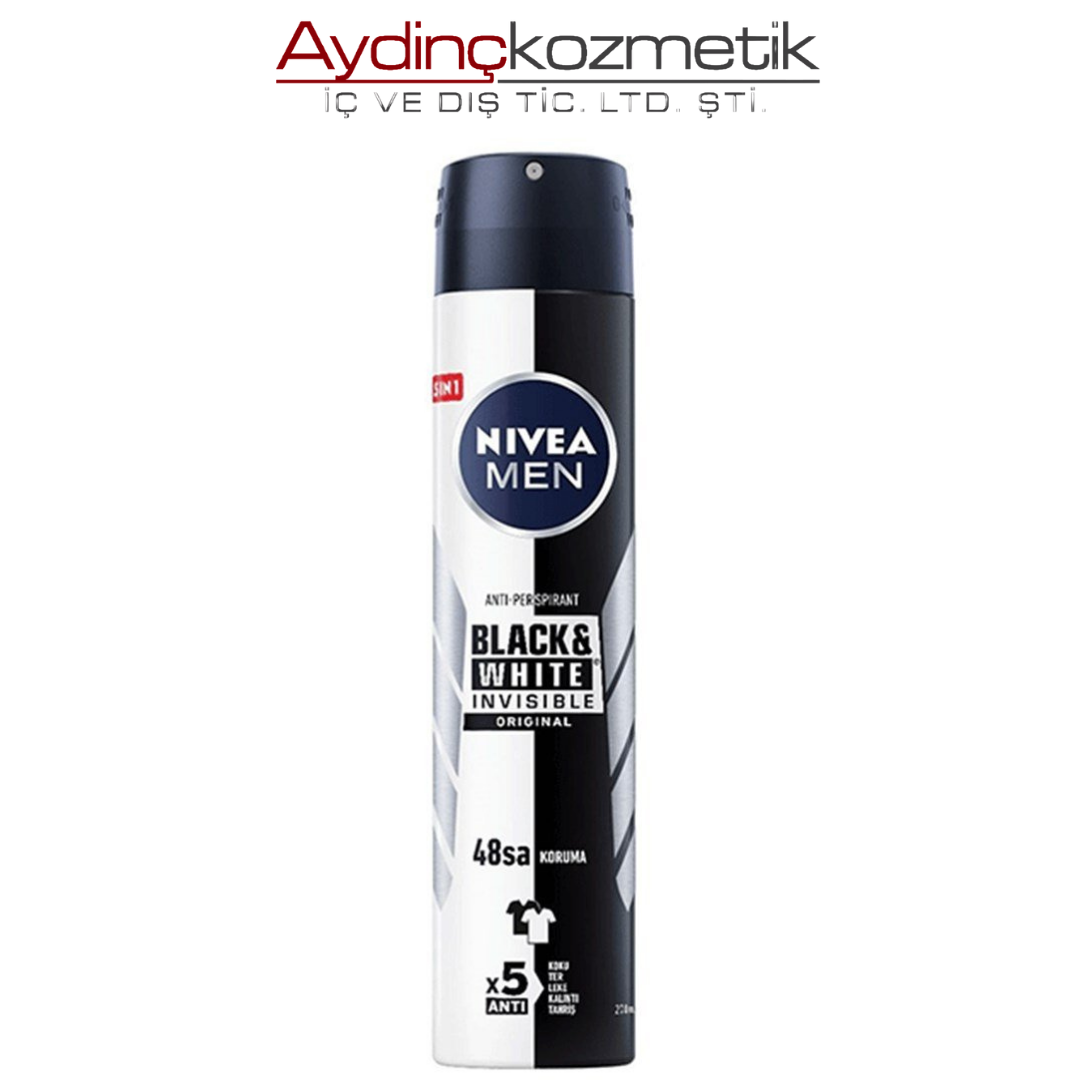 NİVEA DEO ERKEK 200ML BLACK&WHİTE POWER