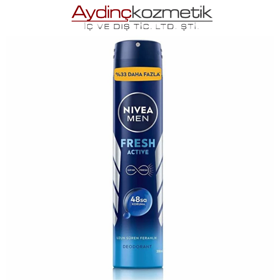 NİVEA DEO MEN 200ML FRESH ACTIVE