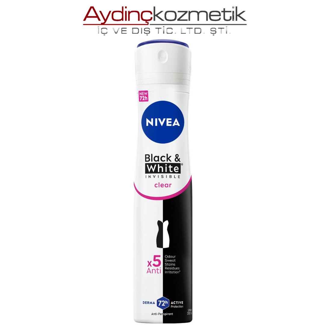 Nivea Deo Women 200Ml Black & White İnv Orj
