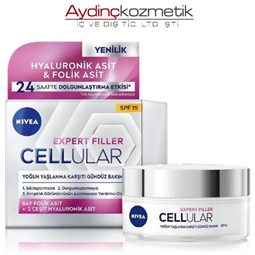NİVEA HYALURON CELLUAR GENC. KREM 50ML SPF15 GNDZ