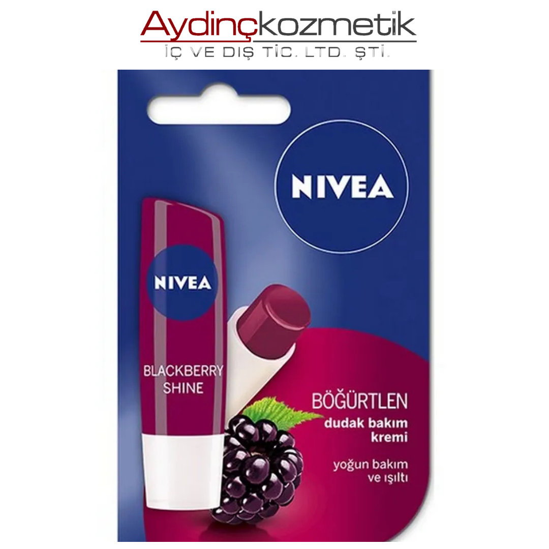 NİVEA LİP FRUITY SHINE BLACKBERRY 4,8G