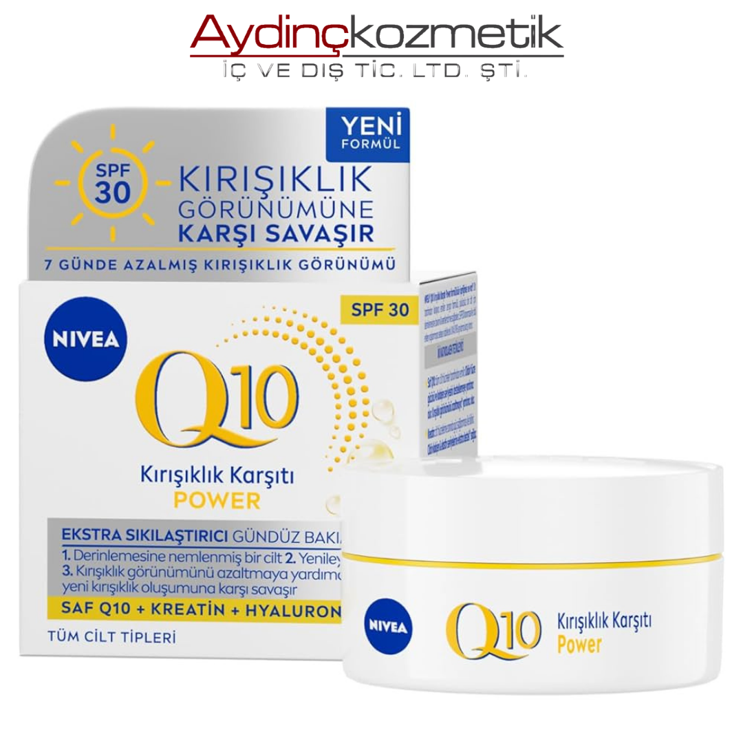 NİVEA Q10 BAKIM KREMİ SPF 30 GÜNDÜZ 50 ML