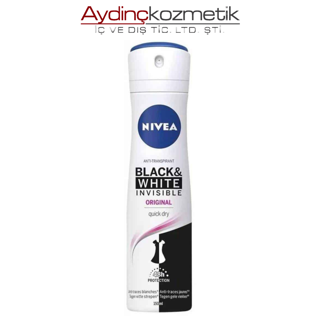 Nivea Women Deo 150ml Black&white Invisible Original