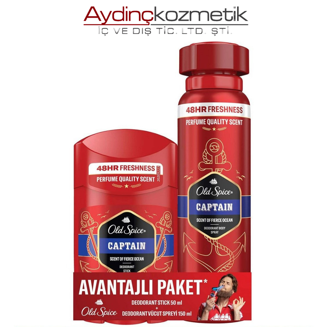 Oldspice Stick 50ml Captain+deo 150ml