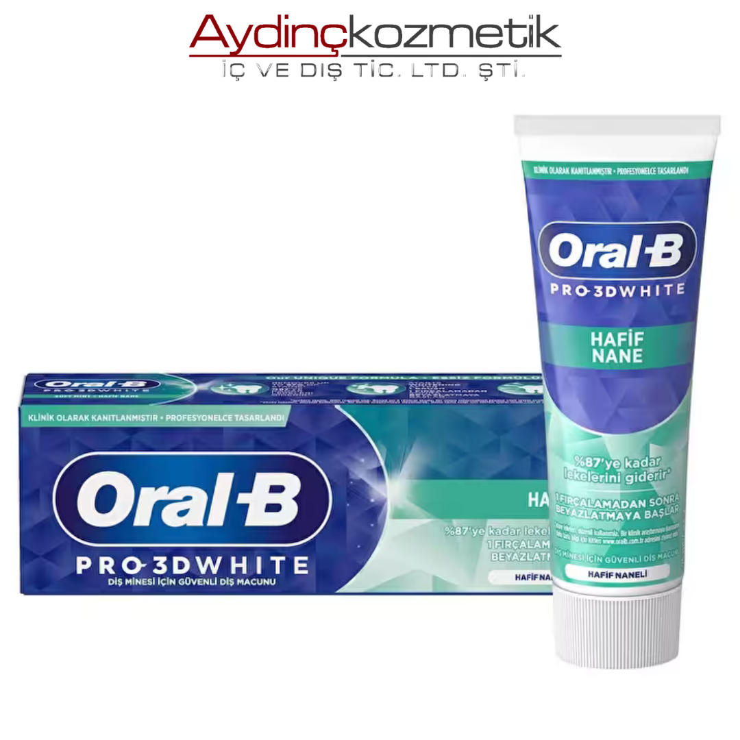 Oral B Macun 3d White Soft Mint 75ml