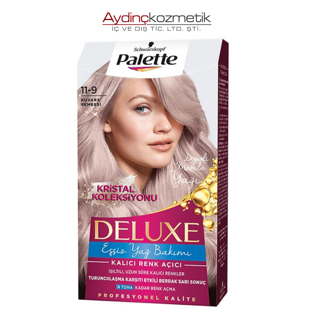 Palette Deluxe 11-9 Kuvars Pembesi  50 ml Saç Boyası - Kalıcı Renk Açıcı
