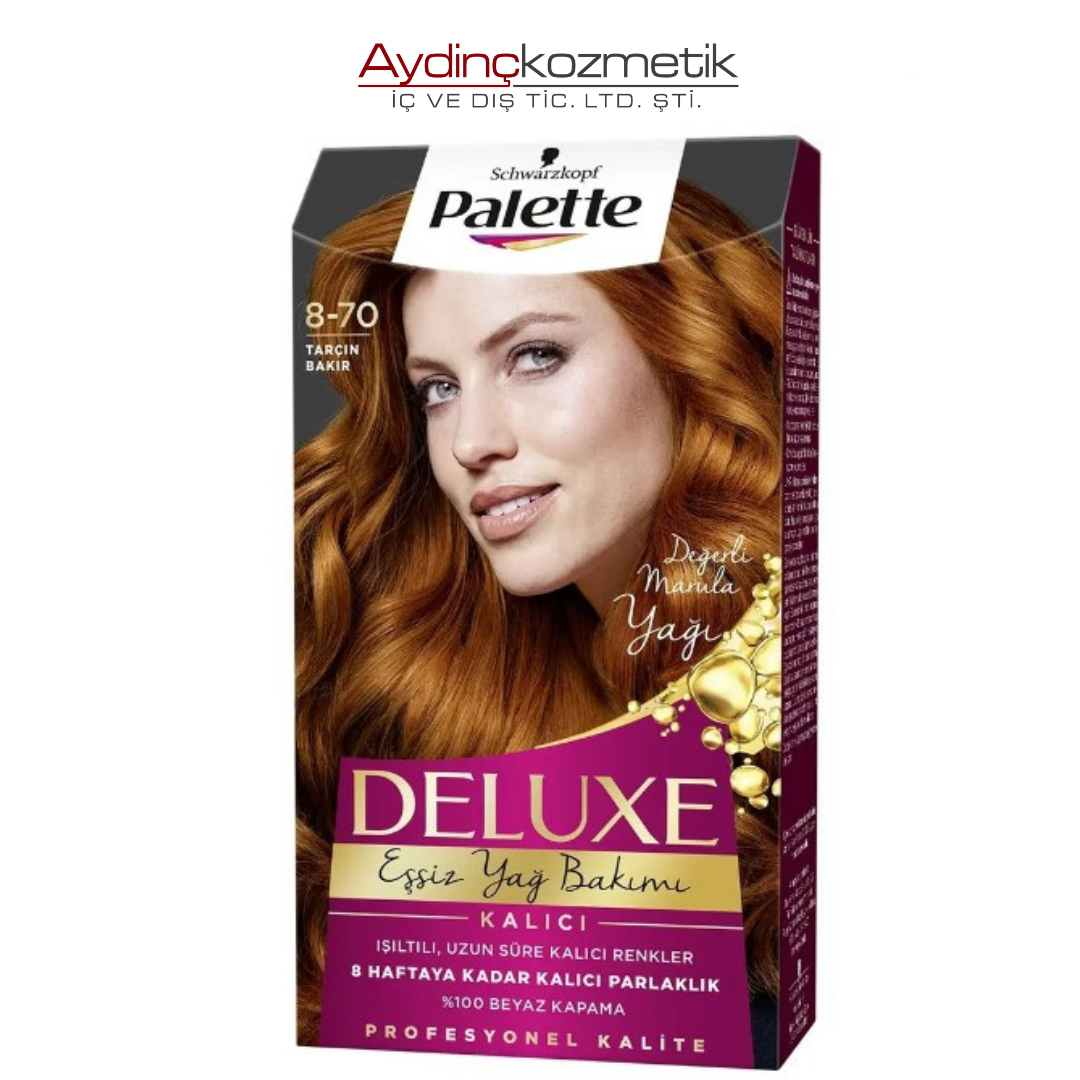 Palette Deluxe 8-70 Terrakota Orta Sarı 50 ml Saç Boyası