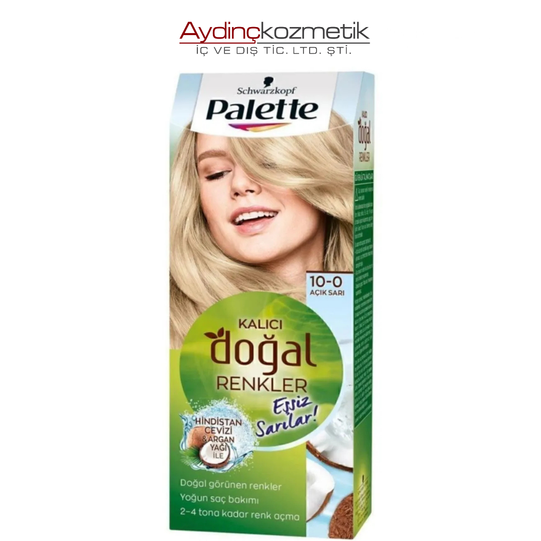 Palette Doğal Kalıcı Renkler Saç Boyası Açık Sarı 10-0