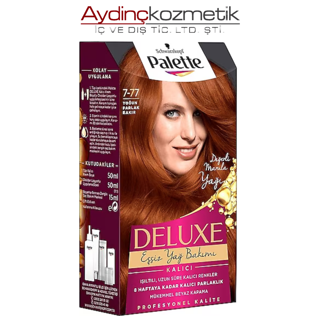 PALETTE SET 7-77 YOĞUN PARLAK BAKIR