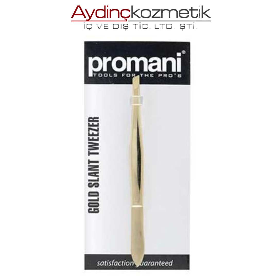 Promani Altın Eğik Uclu Cımbız PR-923