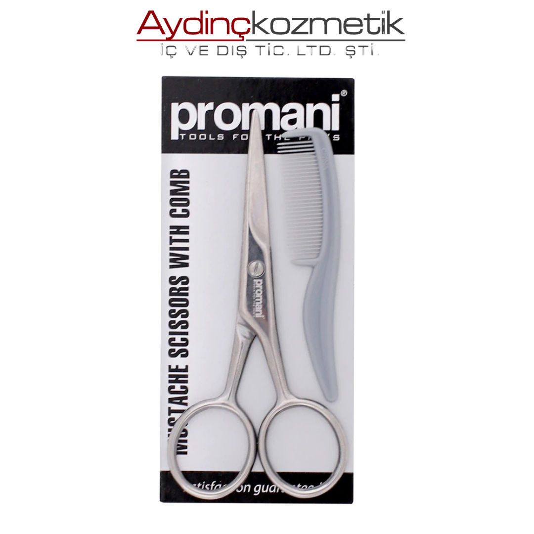 Promani Bıyık Makası Taraklı PR-741